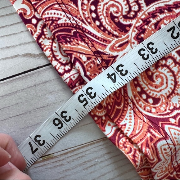 NWT Title Nine Athleisure Dress in Red Orange White size Small - Picture 12 of 12